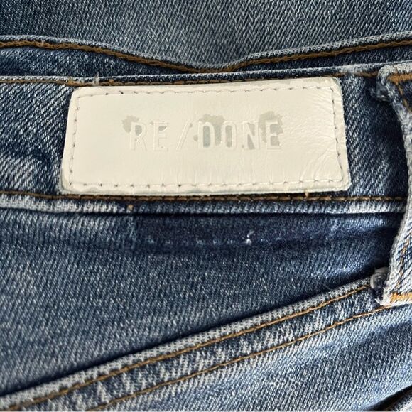 Re/Done Comfort Stretch High Rise Ankle Crop Jeans size 26, NWOT - Picture 11 of 11